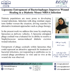 Liposome Entrapment of Bacteriophages Improves Wound Healing in a Diabetic Mouse MRSA Infection